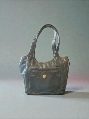 COACH ERGO 65th Anniversary Teal Shoulder Bag  - 2007 - NWOT